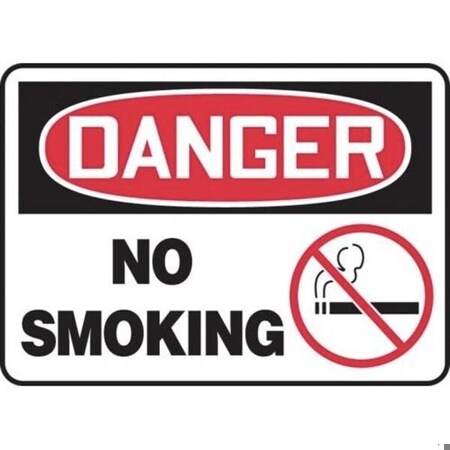 Accuform OSHA DANGER Safety Sign NO SMOKING MSMK016XT MSMK016XT